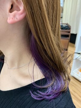 アイエムヘアー(im hair) 人気急上昇中・インナーカラーパープル☆