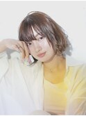 ナチュラルボブ/くせ毛風ボブ/20代30代【カペリベラ香里園店】