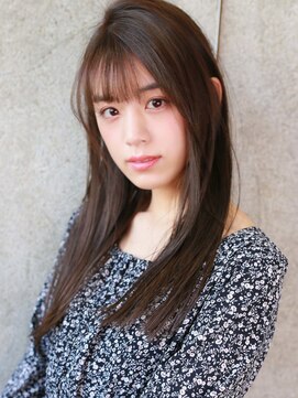 ラフィスヘアーリング 大津京店(La fith hair ring) 【Lafith】ストレート×セミロングヘア