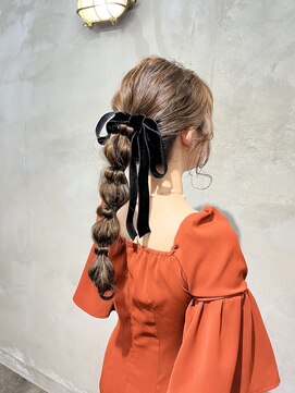 ロアヘアーコーディネート 京都駅前店(LoRE hair coordinate) ボンボリヘアアレンジ☆