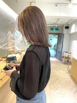 ローレンアオ(LOREN AO) ミルクティーベージュダブルカラーインナーカラーケアブリーチ