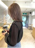 ミルクティーベージュダブルカラーインナーカラーケアブリーチ