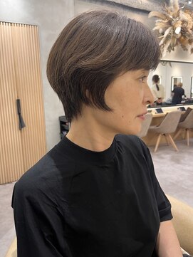 ロンドプロフィール 浦和(Lond profil) 中川　前髪カット顔まわり似合わせ外ハネくびれレイヤーミディ