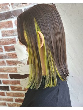 ヘアスタイリングルーム バター(hair styling room butter) 【butter辻憲太郎】秋冬感×インナーカラー