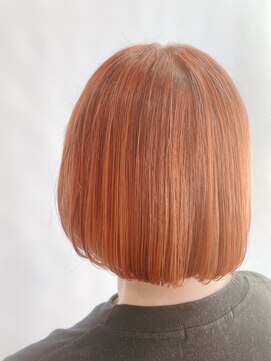 ヘア イノウエ HAIR INOUE 華やかオレンジカラー