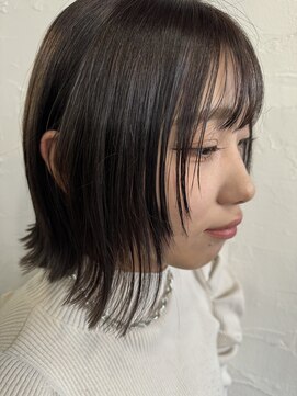 マイレ(maile) #ウルフボブ　#切りっぱなし