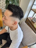 ノート ヘアーサロン(NOTE HAIR SALON)&nbsp;七三フェード×ライン