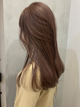 ペレ 梅田(PELE) 前髪/アンブレラカラー/こなれミディ/イメチェン/ウェーブパーマ