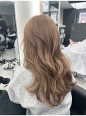 ブリーチなしダブルカラー☆ヘーゼルベージュ