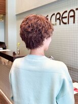 オックスクリエーション OX CREATION 桃山 30代40代大人女性ショート/パーマスタイル