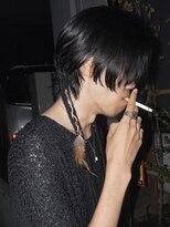 ココ 原宿(KOKO) センターパートメンズブレイズエクステドレッドニュアンスパーマ