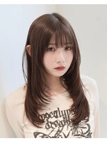 ロンドアンメゾン 原宿(Lond un Maison.)&nbsp;くびれヘア/アプリコットオレンジ/髪質改善/縮毛矯正/前髪/原宿