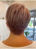 本厚木☆刈り上げマッシュショート☆刈り上げショートブリーチ☆