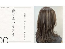 気になる白髪は活かして育てる【ハイライトカラー】で末長く素敵なカラーをご提供いたします！