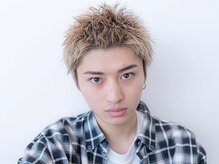 ☆幅広い層から圧倒的に人気爽やかショート☆金髪スパイキーショートは若い世代に人気【HAVANA 立川】