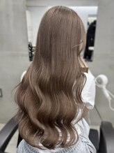 アンバー(UMBER)&nbsp;ミルクティーベージュ　ブリーチ2回