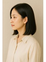 クロワ(croix)&nbsp;ストレートワンレンボブ