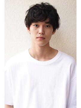 レジュアル(RESSUAL) 黒髪　マッシュ　ニュアンスパーマ