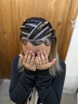 カペリマレーナ(Capelli Malena)&nbsp;コーンロウ半頭　地毛のみ