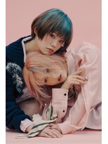 ステップボーンカットオオサカ(STEP BONE CUT OSAKA Via TICK-TOCK)&nbsp;【ステップボーンカット】デザインカットカラー/メイクモデル