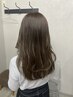 似合わせカット+透明感カラー