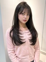 ロンプ(romp)&nbsp;レイヤーカットロングレイヤーハイレイヤー顔周りレイヤーii