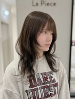 マッシュ 天王寺あべの(MASHU)&nbsp;柔らか質感マロンベージュ×ハッシュカット【天王寺/あべの】