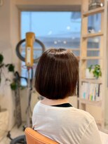 アシャ ヘアー ソリューション 神戸店(asha hair solution)&nbsp;ミルクティーブロンド/ダークブルー/デジタルパーマ/摂津本山