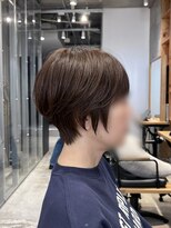 アルトル 池袋2nd(altru)&nbsp;◇大人40代50代60代ショートボブ丸みショート白髪ぼかし