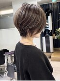 30代40代50代ショート白髪ぼかし銀座丸みくびれ井