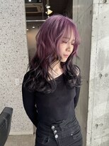 ラニヘアサロン(lani hair salon) ラベンダーグレージュ/デザインカラー/ブリーチ/ハイトーン