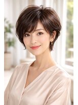 リーフ 焼津店(LeaF)&nbsp;白髪が増えてきた方へおすすめショート