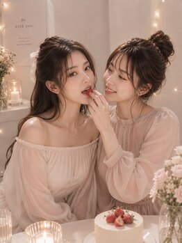 オリーブ(OLIVE)の写真/【2026年花火大会ご予約受付中】ヘアセット￥980～!土日祝/早朝予約OK!フルメイクはフェイスパック付き