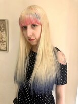 ビファインイーハアヴェダ(Befine e-ha AVEDA)&nbsp;ワイドバングハイトーンロング