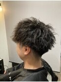 ツイストスパイラルパーマ/メンズカット/束感