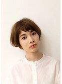 ダブルバングショート