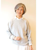 えがお美容室&nbsp;【えがお美容室】50代に人気☆上品なショートボブ