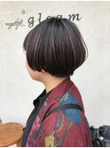 『 ショートボブ&グレージュ』小顔ひし形シルエットshort ☆