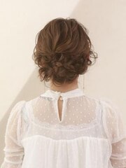 【AUBE HAIR】華やか編み込みオールアップ