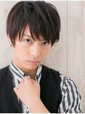 ≪mod's men≫黒髪が◎優等生風★知的くせ毛カットショートJ