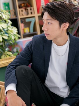 カバーヘア ブリス 川口(COVER HAIR bliss) モテる男のニュアンスマッシュショートm1川口20代30代40代