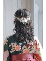 ノード(NODO)&nbsp;【卒業式】袴のハーフアップ