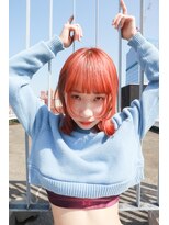 アンドスタイル(&style)&nbsp;【大名店　江藤】アプリコットオレンジ　ケアブリーチ