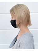 ハイトーンカラー×ショートボブ/ハイライト金沢◎20代30代40代