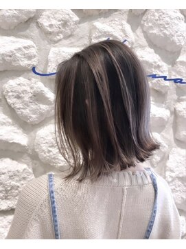 モアナ バイ ヘッドライト 沖縄東崎店(Moana by HEADLIGHT) Moana【東崎】#バレイヤージュ#ボブ#ベージュカラー