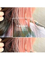 トランク(TRUNK)&nbsp;【インナーカラー×ペールピンク/グリーン】