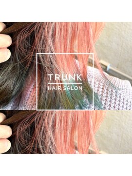 トランク(TRUNK) 【インナーカラー×ペールピンク/グリーン】