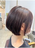 大人かわいい小顔ショート