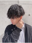 ツイストスパイラルパーマ　ツイスパ　メンズカット