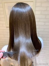 【クセが気になる方へ】ダメージある髪でも施術ができます酸性ストレート+カット¥21400→¥17900